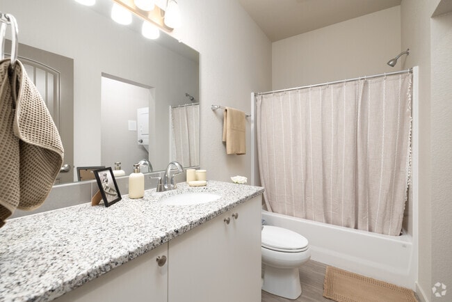 2BR, 1BA - 774SF - Bathroom - Cottages at Mesa Ridge