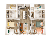 2 Bedroom 2.5 Bathroom B2