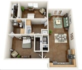 Marina | 2 Bed 2 Bath | 1160 sf
