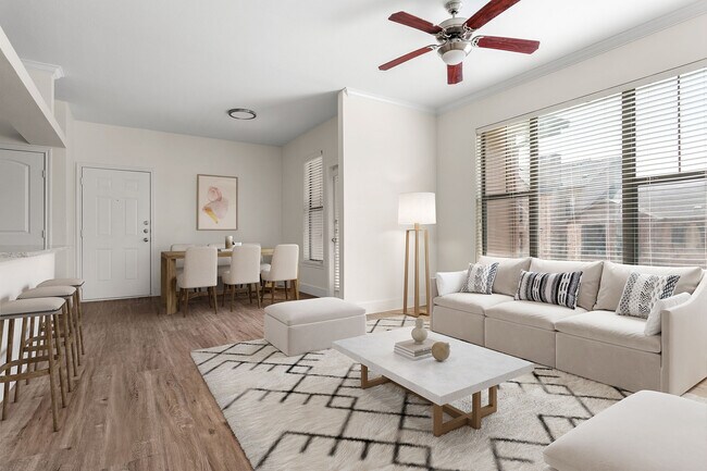 C200580 Lakeside Villas (Dallas)_VS Stills_1B1B_Living Room - Lakeside Villas (Dallas)