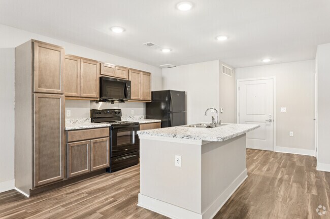 2BR, 1BA - 1,051SF - Kitchen