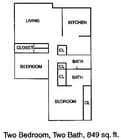 2x2 Floorplan