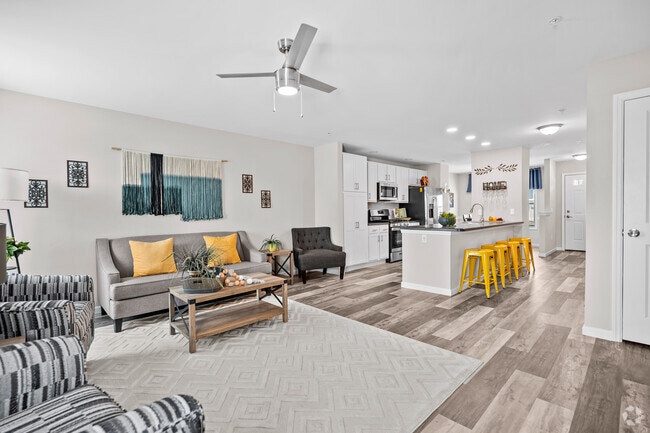 2BR, 2BA - 1,229SF