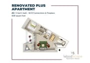 a5 washer and fireplace renovated plus