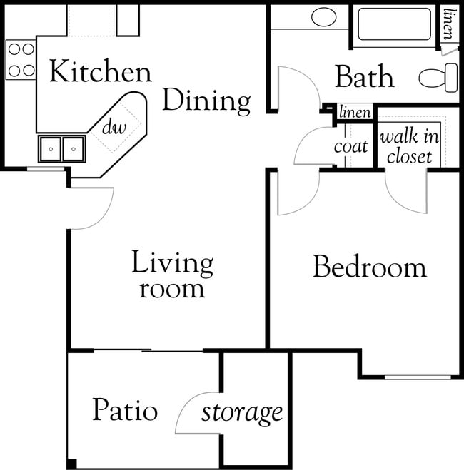 One Bedroom One Bath