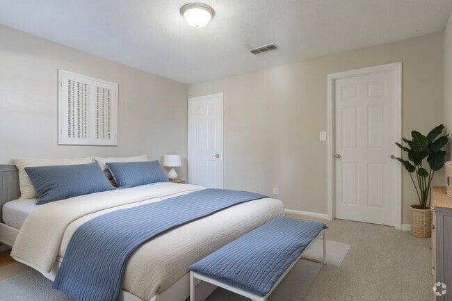 3BR, 2BA - 1,316SF - Main Bedroom