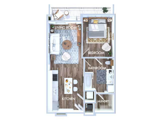 1 bedroom | 1 bath - Colada | A1A