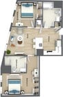 2 Bedroom 2 Bathroom