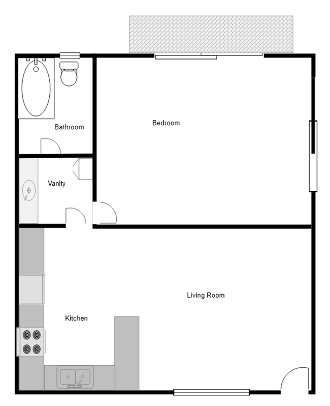 Photo - ***1st months rent waived*** One Bedroom U... Unit 8