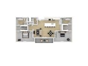 2BR, 2.5BA- 1560 SQFT