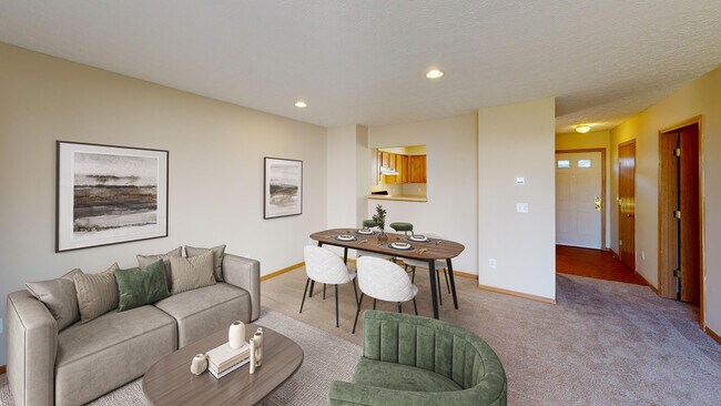 Living Room with Breakfast Bar