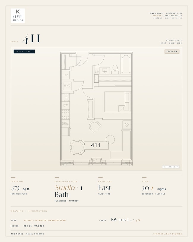 Building Photo - 1 Bedroom Suite · 475 sq ft Unit 411