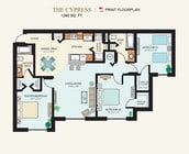 3BR/2BA