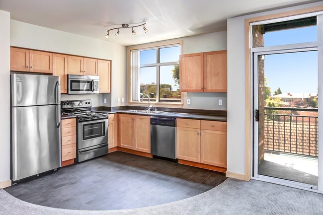 Large Studio Kitchen - 700 Broadway Apartments