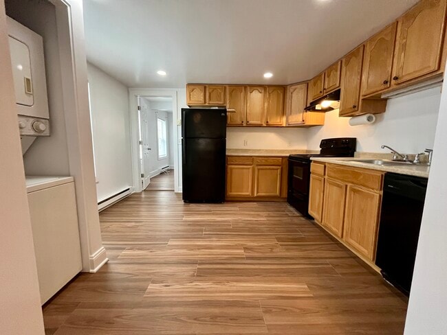 Kitchen and laundry closet - 14 Center Ave Unit 1N