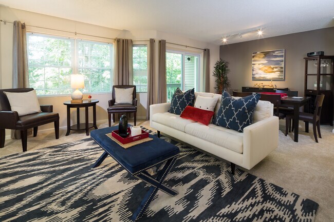 Classic Package living room with carpet