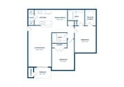 2 Bedroom | 2 Bath | 960 SF