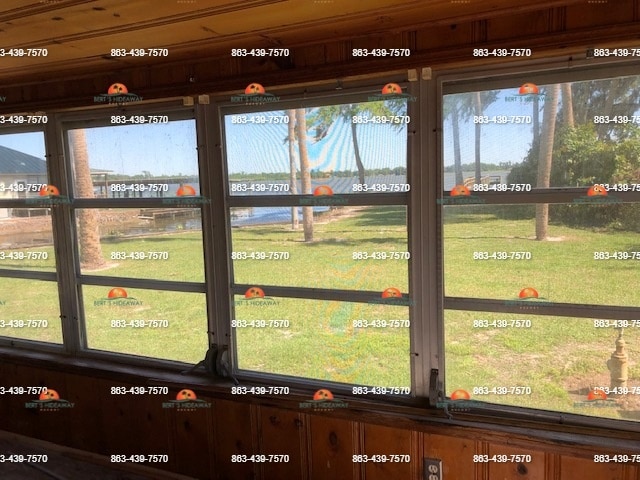 Large Windows in Livingroom with Unobstructed Views of the Water - 2854 Tindel Camp Rd
