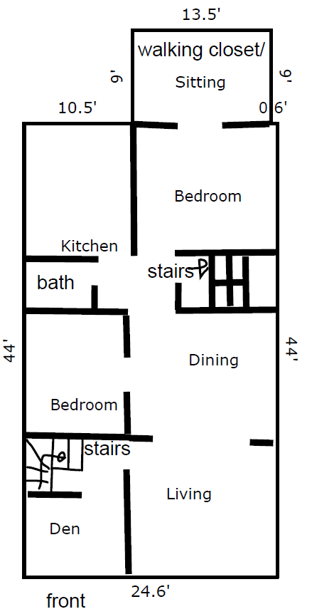 layout - 4720 Arsenal St Apartamentos Unidad B