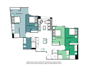 Plano de planta 4C Wheelhouse Co-Living