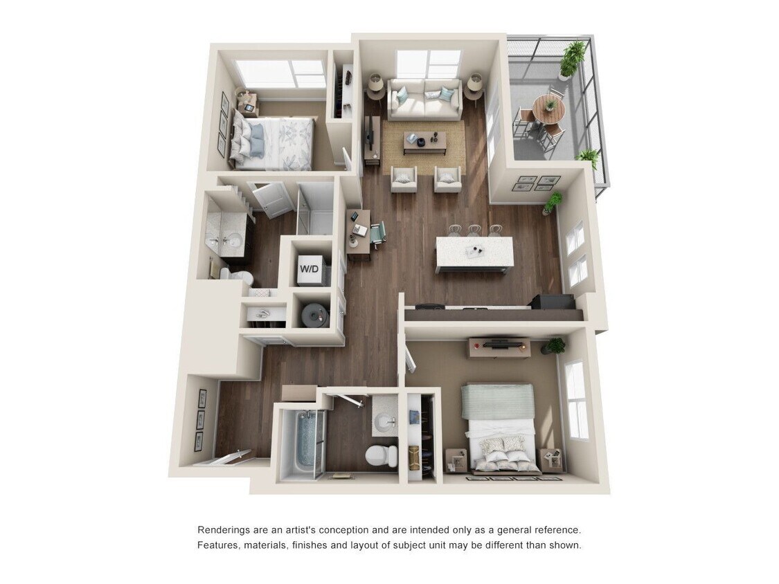 Confluence At Three Springs - Riverside 2 - 2 BR, 2 BA - 2 Beds - 2 Baths - 1031 Sq. ft. - Riverside 2  - 2 BR, 2 BA