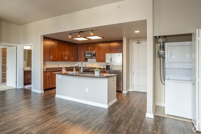 2BR, 2BA - 1114SF - Cocina y lavandería