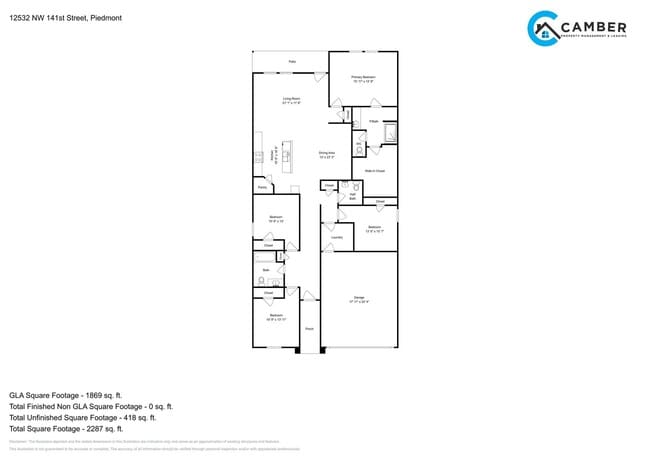 Photo - Beautiful 4 Bedroom 2.5 Bathroom Home in Piedmont Schools (Neighborhood Park/Splash Pad)