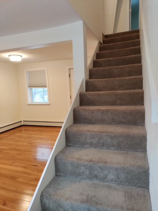 Stairs to Bedroom & Bathroom
