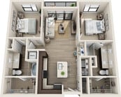 B1 floor plan SUR Southside Quarter