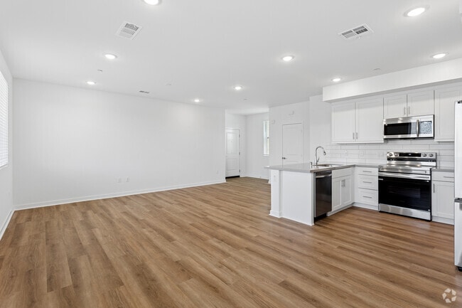 3BR, 2BA - 1,570SF - Kitchen/Dining Room/Living Room
