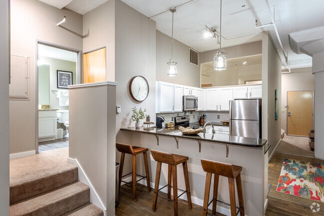 Gourmet kitchen in your new loft.