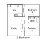 2BR/1BA