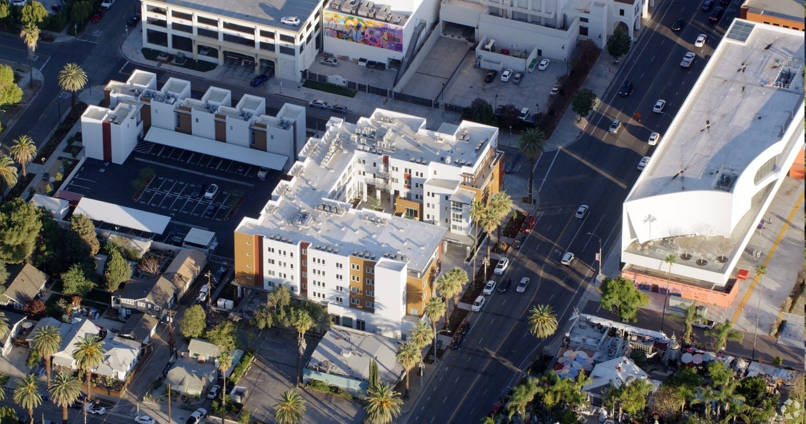 Aerial - Mission Heritage Plaza Apartments