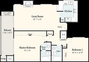 2BR/2BA