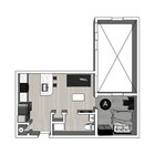 1BR/1BA – Lux North
