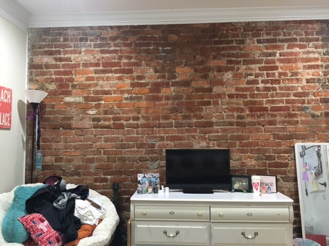exposed brick wall - 629 4th St NE Apartamentos