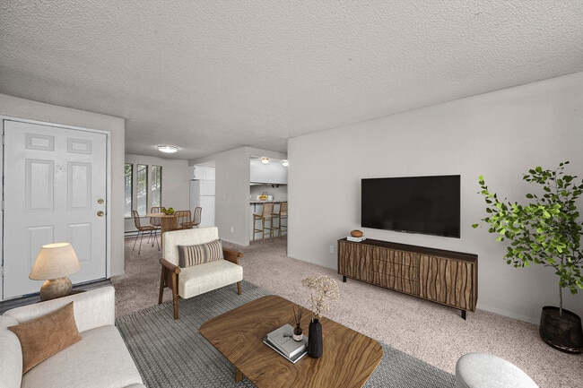 Living Room - Monterra Apartments