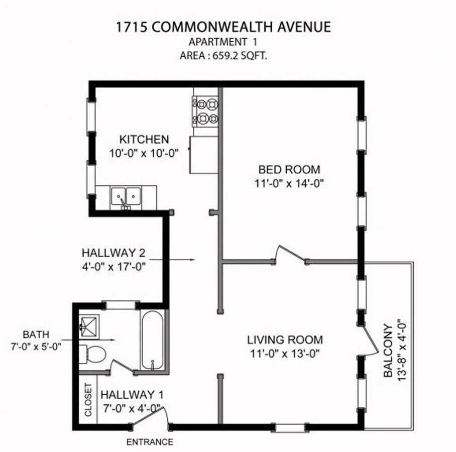 Photo - 1-1715 Commonwealth Ave