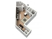 Borgia Furnished 3D Floor Plan
