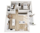 Floor Plan 1F | Seasons at Elgin | Apartments in Elgin, IL