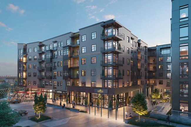Onsite retail and dining featuring Barcelona Wine Bar, Six Feet Under Pub & Fish House, O-Ku, Lululemon, Anthropologie, and Three Coffee Shops.