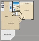 1 Bedroom 1 Bath