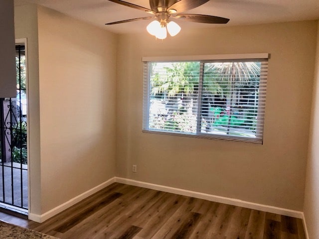 Dining Room - New Blinds, Windows and Ceiling Fan