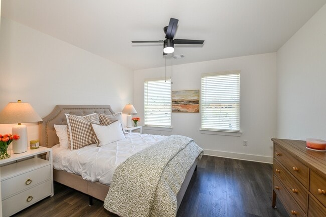 Ceiling Fans in Bedrooms and Living Area