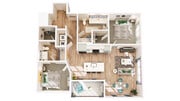 B2 floor plan Broadstone Ayrsley