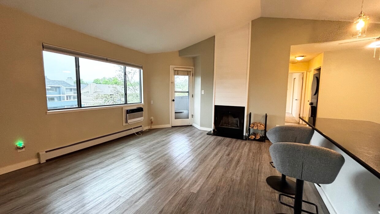 Spacious living space with wood-burning fire place - 3515 28th St (Boulder, CO)