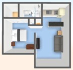 Studio 1 Bed 1 Bath
