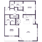 Oberon C5 Two Bedroom Floor Plan
