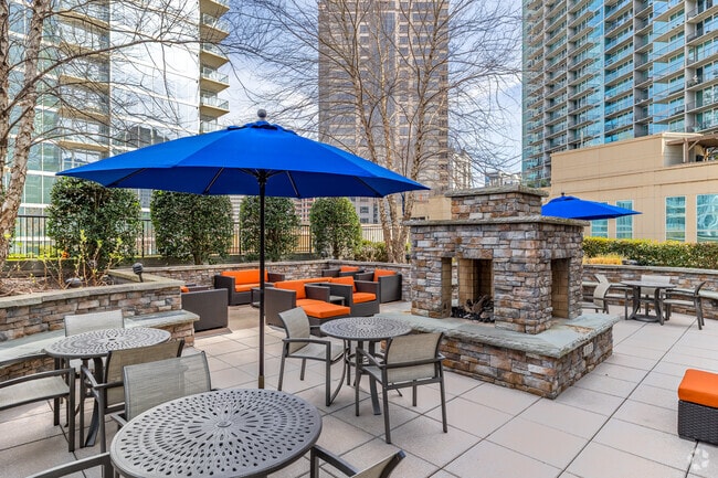 Outdoor Sky Deck Fireplace