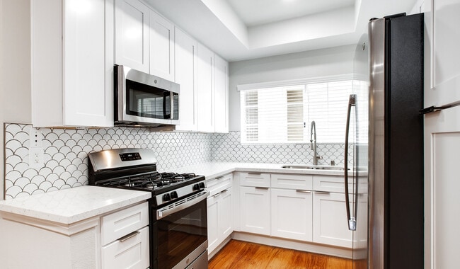 Renovated kitchens in select homes